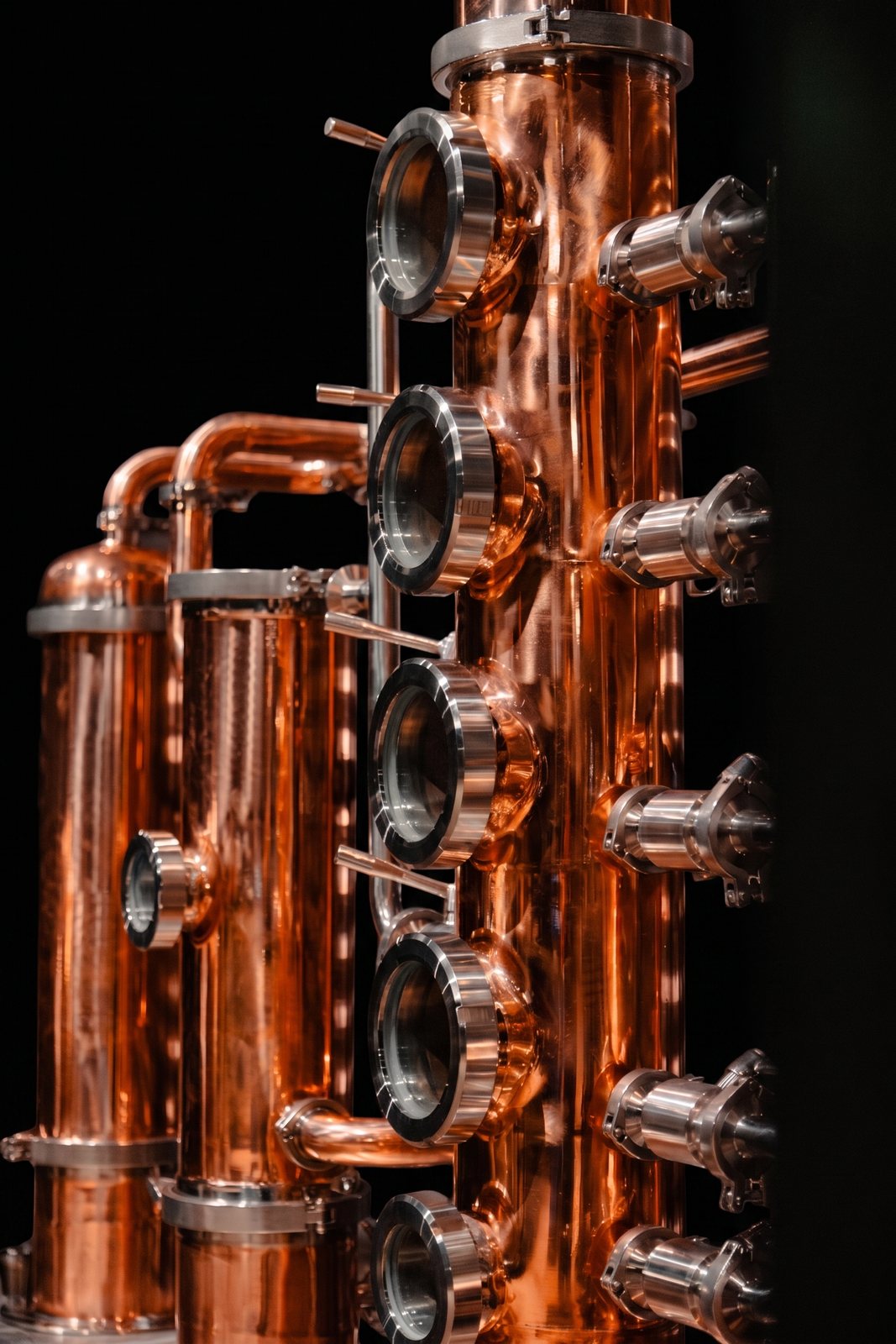 Copper still column at Louisville Rickhouse